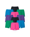 【送料無料】 コンフォート チョイス レディース パンツ アンダーウェア Plus Size Cotton Boxer 10-Pack Bright pack