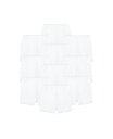 【送料無料】 コンフォート チョイス レディース パンツ アンダーウェア Plus Size Cotton Boxer 10-Pack White pack
