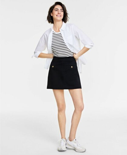 【送料無料】 On 34th レディース スカート ボトムス Women's Ponté-Knit Mini Skirt Created for Macy's Deep Black 【送料無料】 On 34th レディース スカート ボトムス Women's Ponté-Knit Mini Skirt Created for Macy's Deep Black