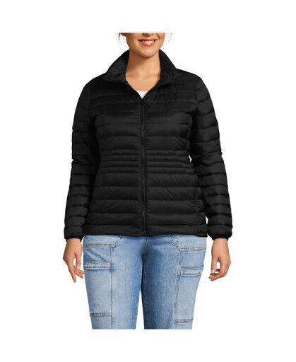 【送料無料】 ランズエンド レディース ジャケット・ブルゾン アウター Plus Size Wanderweight Ultralight Packable Down Jacket Black 【送料無料】 ランズエンド レディース ジャケット・ブルゾン アウター Plus Size Wanderweight Ultralight Packable Down Jacket Black