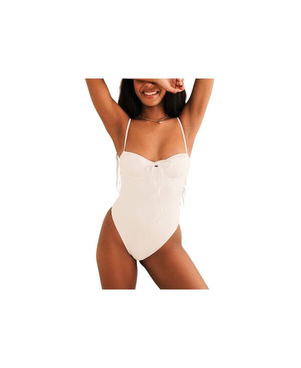 【送料無料】 ディッピン・デイジー レディース 上下セット 水着 Women's Forever Cheeky One Piece White