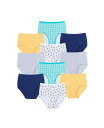 【送料無料】 コンフォート チョイス レディース パンツ アンダーウェア Plus Size Cotton Brief 10-Pack Pineapple pack(4)