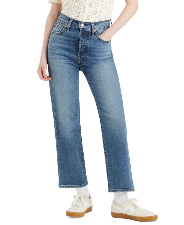 リーバイス レディース ボトムス デニムパンツ アンクル ジーンズ Levi 039 s Women 039 s Ribcage Ultra High Rise Straight Ankle Jeans Elevated Taste
