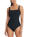【送料無料】 ブルーロッドビーティー レディース 上下セット 水着 Women's Square-Neck One-Piece Swimsuit Black