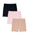 【送料無料】 コンフォート チョイス レディース パンツ アンダーウェア Plus Size Cotton Bloomer 3-Pack Neutral pac...