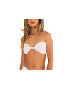 【送料無料】 ディッピン・デイジー レディース トップのみ 水着 Women's Bunny Knotted Bandeau Bikini Top White