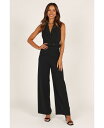 【送料無料】 Petal and Pup レディース ジャンプスーツ トップス Women's Sienna Belted Jumpsuit Black