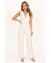 【送料無料】 Petal and Pup レディース ジャンプスーツ トップス Women's Eloise Lace Jumpsuit Ivory(4)