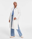 【送料無料】 ビーシービージーマックスアズリア レディース ジャケット・ブルゾン アウター Women's Notched-Collar Teddy Coat Cream
