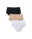 【送料無料】 コンフォート チョイス レディース パンツ アンダーウェア Plus Size 3-Pack Odor Control Brief Neutral...