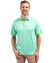 【送料無料】 カッターアンドバック メンズ ポロシャツ トップス Men's Forge Eco Stretch Recycled Polo Shirt Fresh mint heather(4)
