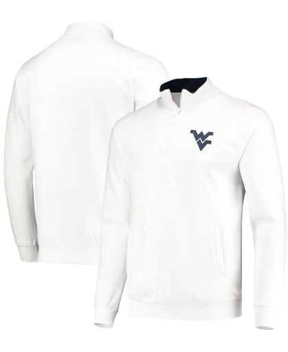 【送料無料】 コロシアム メンズ ジャケット・ブルゾン アウター Men's White West Virginia Mountaineers Tortugas Logo Quarter-Zip Jacket White 【送料無料】 コロシアム メンズ ジャケット・ブルゾン アウター Men's White West Virginia Mountaineers Tortugas Logo Quarter-Zip Jacket White