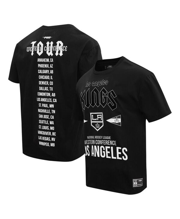 【送料無料】 プロスタンダード メンズ Tシャツ トップス Men's Black Los Angeles Kings City Tour T-Shirt Black