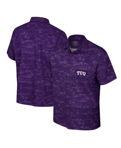 【送料無料】 コロシアム メンズ シャツ トップス Men's Purple TCU Horned Frogs Ozark Button-Up Shirt Purple 【送料無料】 コロシアム メンズ シャツ トップス Men's Purple TCU Horned Frogs Ozark Button-Up Shirt Purple