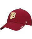 【送料無料】 47ブランド レディース 帽子 アクセサリー Women's Garnet Florida State Seminoles Miata Clean Up Logo Adjustable Hat Garnet