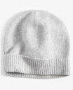 【送料無料】 チャータークラブ レディース 帽子 ニットキャップ アクセサリー 100% Cashmere Cuffed Beanie Ice Grey Heather