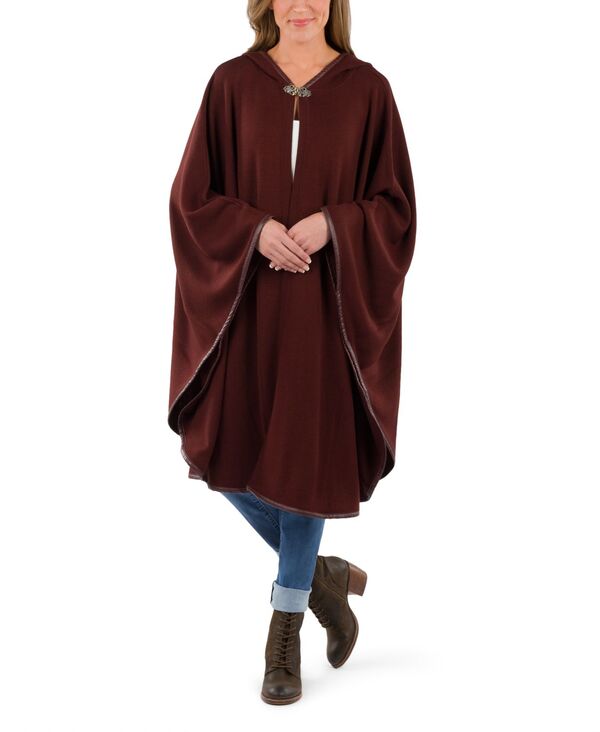 【送料無料】 パトリシアナシュ レディース 帽子 アクセサリー Women's Hooded Cape with Clasp Chocolate
