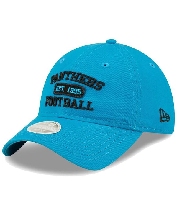 【送料無料】 ニューエラ レディース 帽子 アクセサリー Women's Blue Carolina Panthers Formed 9TWENTY Adjustable Hat Blue