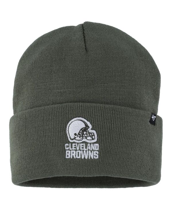 【送料無料】 47ブランド レディース 帽子 アクセサリー Women's Green Cleveland Browns Haymaker Cuffed Knit Hat Green