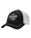 【送料無料】 ファナティクス レディース 帽子 アクセサリー Women's Black White Pittsburgh Penguins Fundamental Trucker Adjustable Hat Black White