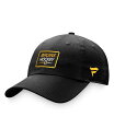 【送料無料】 ファナティクス レディース 帽子 アクセサリー Women's Black Boston Bruins Authentic Pro Rink Adjustable Hat Black(4)