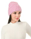 【送料無料】 マーカスアドレール レディース 帽子 アクセサリー Fuzzy Hair Beanie Pink