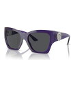 【送料無料】 ヴェルサーチ レディース サングラス・アイウェア アクセサリー Women's Sunglasses VE4452 Transparent Pur...