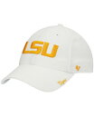 【送料無料】 47ブランド レディース 帽子 アクセサリー Women's White LSU Tigers Miata Clean Up Logo Adjustable Hat White