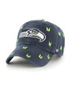 【送料無料】 47ブランド レディース 帽子 アクセサリー Women's '47 College Navy Seattle Seahawks Confetti Clean Up Adjustable Hat Navy