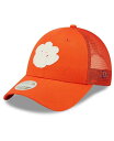 【送料無料】 ニューエラ レディース 帽子 アクセサリー Women's Orange Clemson Tigers 9FORTY Logo Spar...