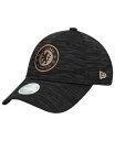 【送料無料】 ニューエラ レディース 帽子 アクセサリー Women's Black Chelsea Shiny Tech 9FORTY Adjustable ...