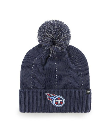 【送料無料】 47ブランド レディース 帽子 アクセサリー Women's Navy Tennessee Titans Bauble Cuffed Knit Hat with Pom Navy 【送料無料】 47ブランド レディース 帽子 アクセサリー Women's Navy Tennessee Titans Bauble Cuffed Knit Hat with Pom Navy