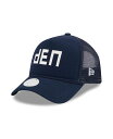 【送料無料】 ニューエラ レディース 帽子 アクセサリー Women's Navy Denver Broncos McGee Trucker 9FORTY Adjustable Hat Navy