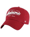 【送料無料】 47ブランド レディース 帽子 アクセサリー Women's Crimson Alabama Crimson Tide Sidney Clean Up Adjustable Hat Crimson