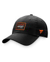 【送料無料】 ファナティクス レディース 帽子 アクセサリー Women's Black Philadelphia Flyers Authentic Pro Rink Adjustable Hat Black