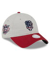【送料無料】 ニューエラ レディース 帽子 アクセサリー Women's Red San Francisco Giants 2024 Fourth of July 9TWENTY Adjustable Hat Khaki