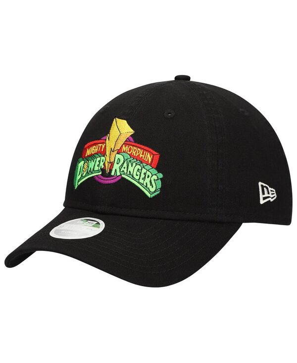 【送料無料】 ニューエラ レディース 帽子 アクセサリー Women's Black Power Rangers 9TWENTY Adjustable Hat Black