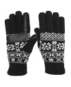 【送料無料】 アイソトナー レディース 手袋 アクセサリー Women's Nordic Fairisle Water Repellent Knit Glove...