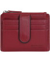【送料無料】 マンシーニ レディース 財布 アクセサリー Women's Sonoma RFID Secure Card Case Wallet Red