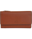 【送料無料】 マンシーニ レディース クラッチバッグ バッグ Women's Sonoma RFID Secure Clutch Wallet Tan