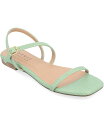【送料無料】 ジュルネ コレクション レディース サンダル シューズ Women's Crishell Flat Sandals Green(4)