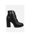 【送料無料】 ロンドンラグ レディース ブーツ・レインブーツ シューズ Women's grahams faux leather lace up boots B...