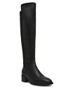 【送料無料】 アンクライン レディース ブーツ・レインブーツ シューズ Women's Sable Leather Knee High Boots Black ...