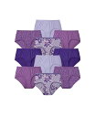 【送料無料】 コンフォート チョイス レディース パンツ アンダーウェア Plus Size Cotton Brief 10-Pack Mosaic pack