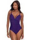 【送料無料】 ミラクルスーツ レディース 上下セット 水着 Rock Solid Captivate One-Piece Swimsuit Mulberry