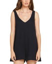 【送料無料】 ボルコム レディース ジャンプスーツ トップス Juniors' Hang Loose Romper Swim Cover-Up Black