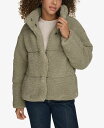 【送料無料】 リーバイス レディース ジャケット・ブルゾン アウター Women's Short Sherpa Teddy Jacket Seafoam