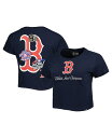 【送料無料】 ニューエラ レディース Tシャツ トップス Women's Blue Boston Red Sox Historic Champs T-shirt Blue