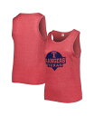 【送料無料】 ソフト アズ ア グレープ レディース タンクトップ トップス Women's Red Texas Rangers Plus Size High ...
