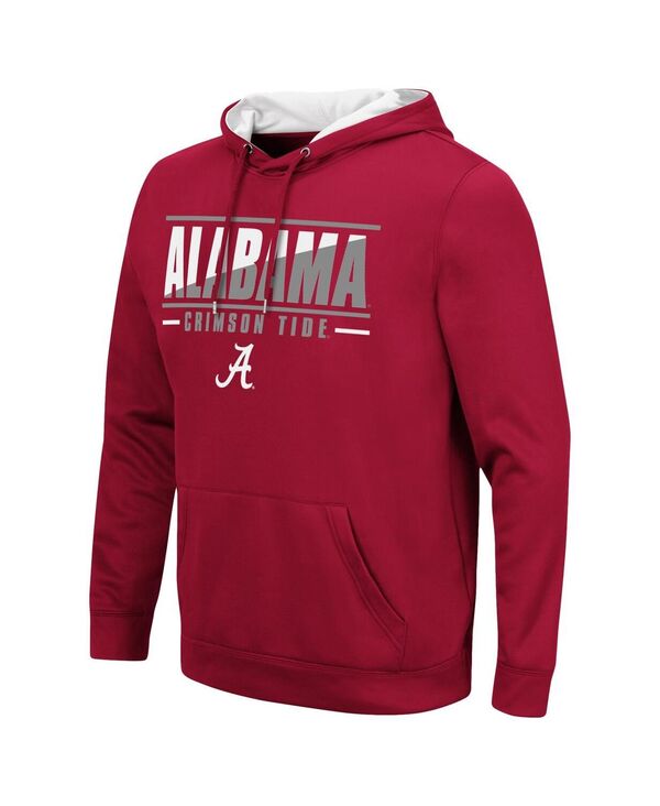 コロシアム メンズ アウター パーカー・スウェット パーカー Colosseum Men's Alabama Crimson Tide Slash Stack 2.0 Pullover Hoodie Crimson クリムゾン